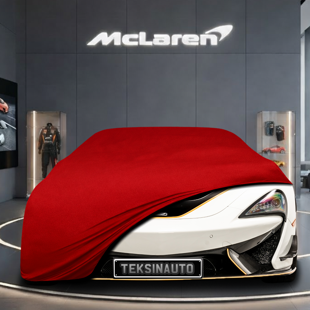 McLaren 620R (2019-) Custom Fit Indoor Car Cover Soft Stretch Black Gray Blue Red Dust Protection Garage Cover Laser Cut + Bag