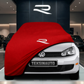 Volkswagen Golf 6 (2008-2012) Custom Fit Indoor Car Cover Soft Stretch Black Gray Blue Red Dust Protection Garage Cover Laser Cut + Bag