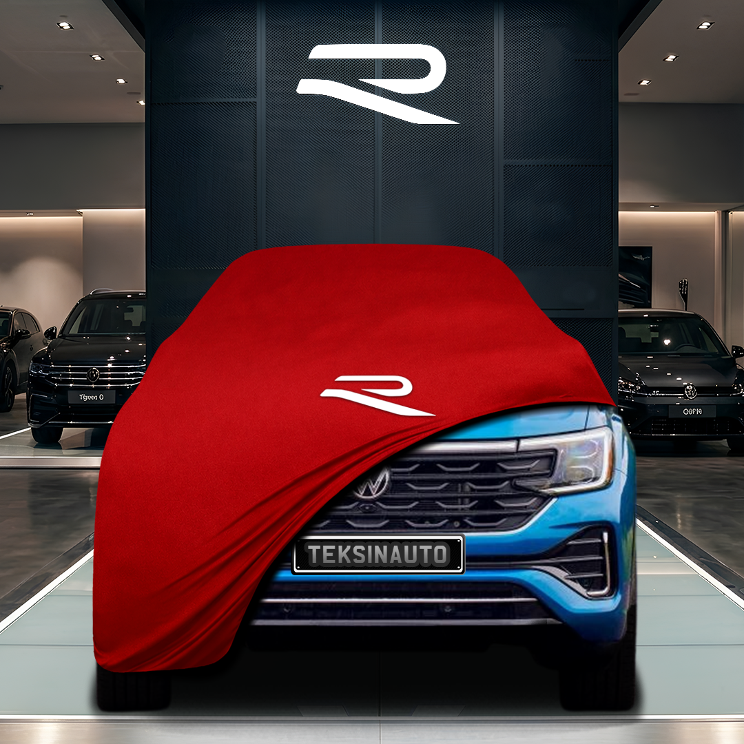 Volkswagen Atlas Custom Fit Indoor Car Cover Soft Stretch Black Gray Blue Red Dust Protection Garage Cover Laser Cut + Bag