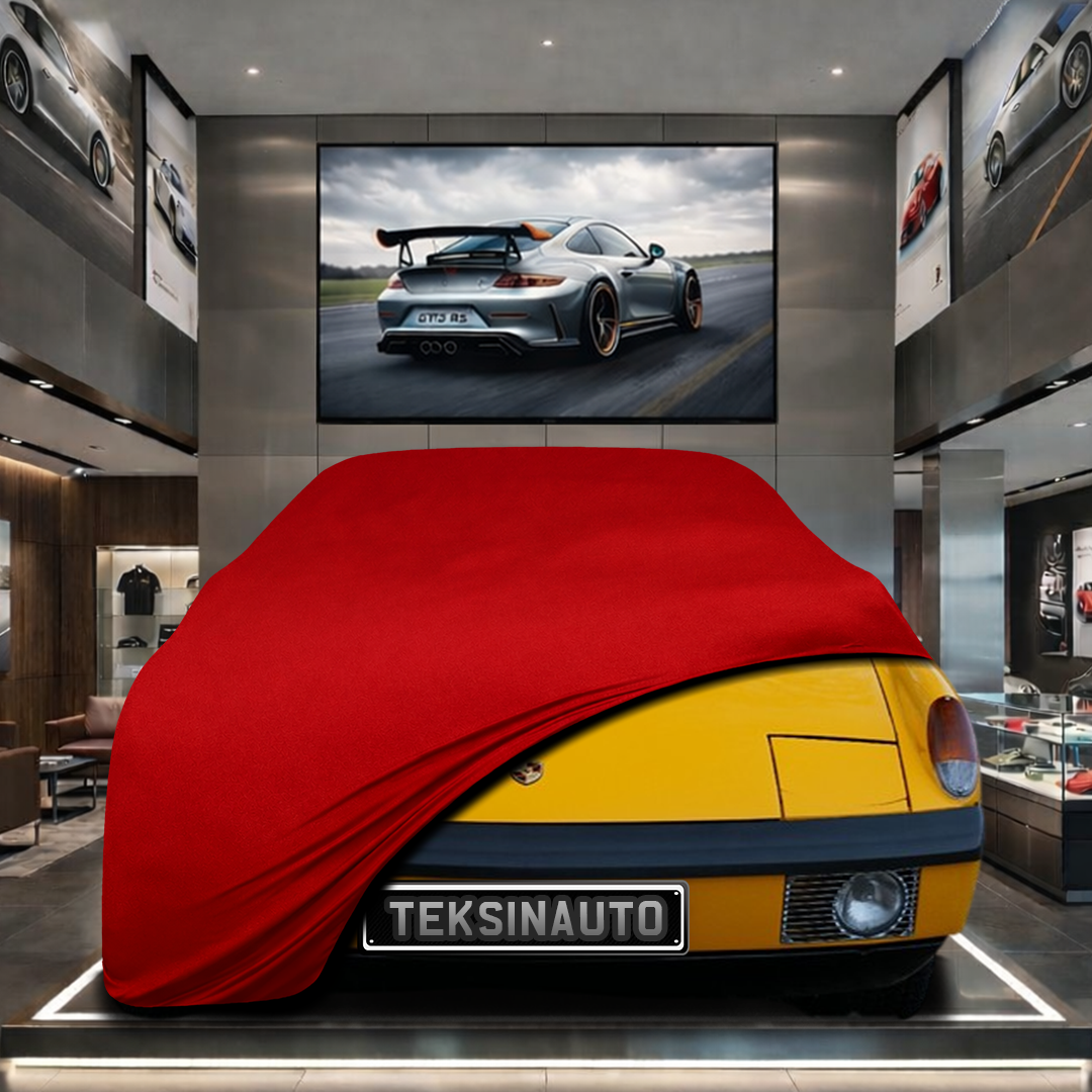 PORSCHE 914 1969-1976 Custom Fit Indoor Car Cover Soft Stretch Black Gray Blue Red Dust Protection Garage Cover Laser Cut + Bag