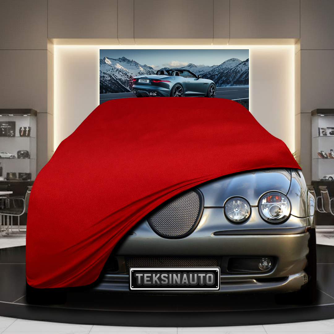 Jaguar S-TYPE (CCX) Custom Fit Indoor Car Cover Soft Stretch Black Gray Blue Red Dust Protection Garage Cover Laser Cut + Bag