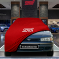 Subaru Legacy 1 (1989 - 1993)  Custom Fit Indoor Car Cover Soft Stretch Black Gray Blue Red Dust Protection Garage Cover Laser Cut + Bag