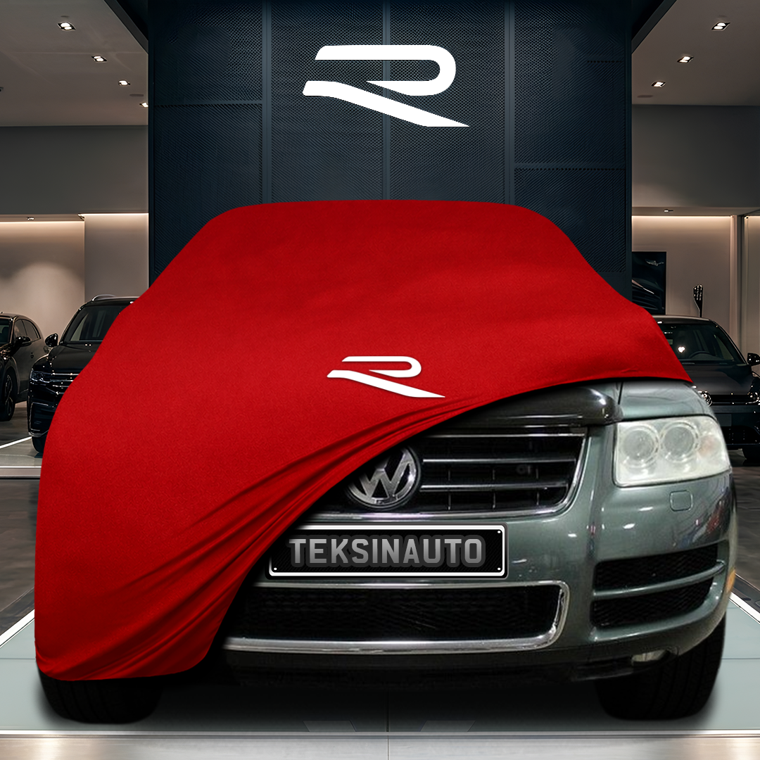 Volkswagen Touareg 1 (7L) (2002-2010) Custom Fit Indoor Car Cover Soft Stretch Black Gray Blue Red Dust Protection Garage Cover Laser Cut + Bag