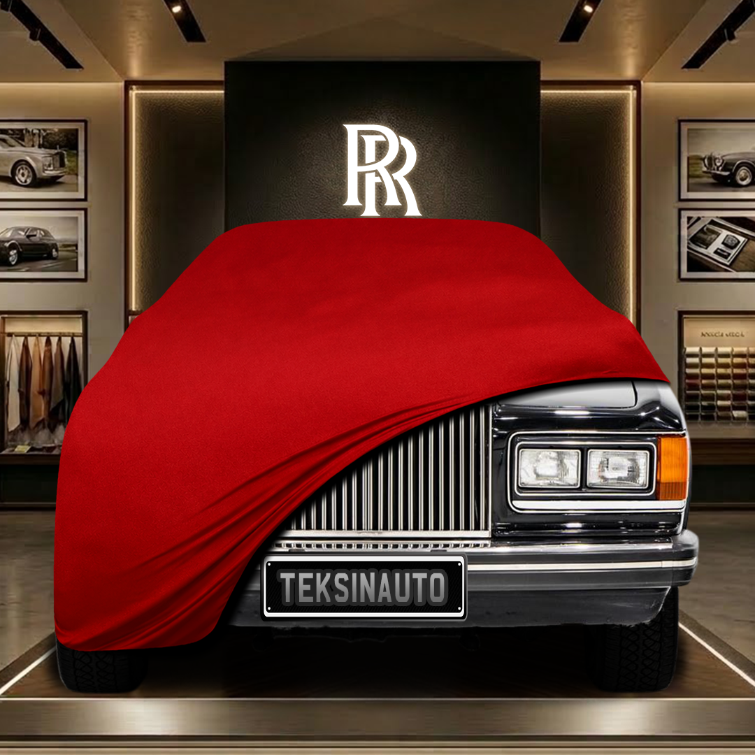 Rolls Royce Silver Spur (1980-1998) Custom Fit Indoor Car Cover Soft Stretch Black Gray Blue Red Dust Protection Garage Cover Laser Cut + Bag