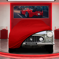 Ferrari 410 Custom Fit Indoor Car Cover Soft Stretch Black Gray Blue Red Dust Protection Garage Cover Laser Cut + Bag