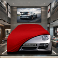 Porsche Cayman 987C (2005-2012) Custom Fit Indoor Car Cover Soft Stretch Black Gray Blue Red Dust Protection Garage Cover Laser Cut + Bag