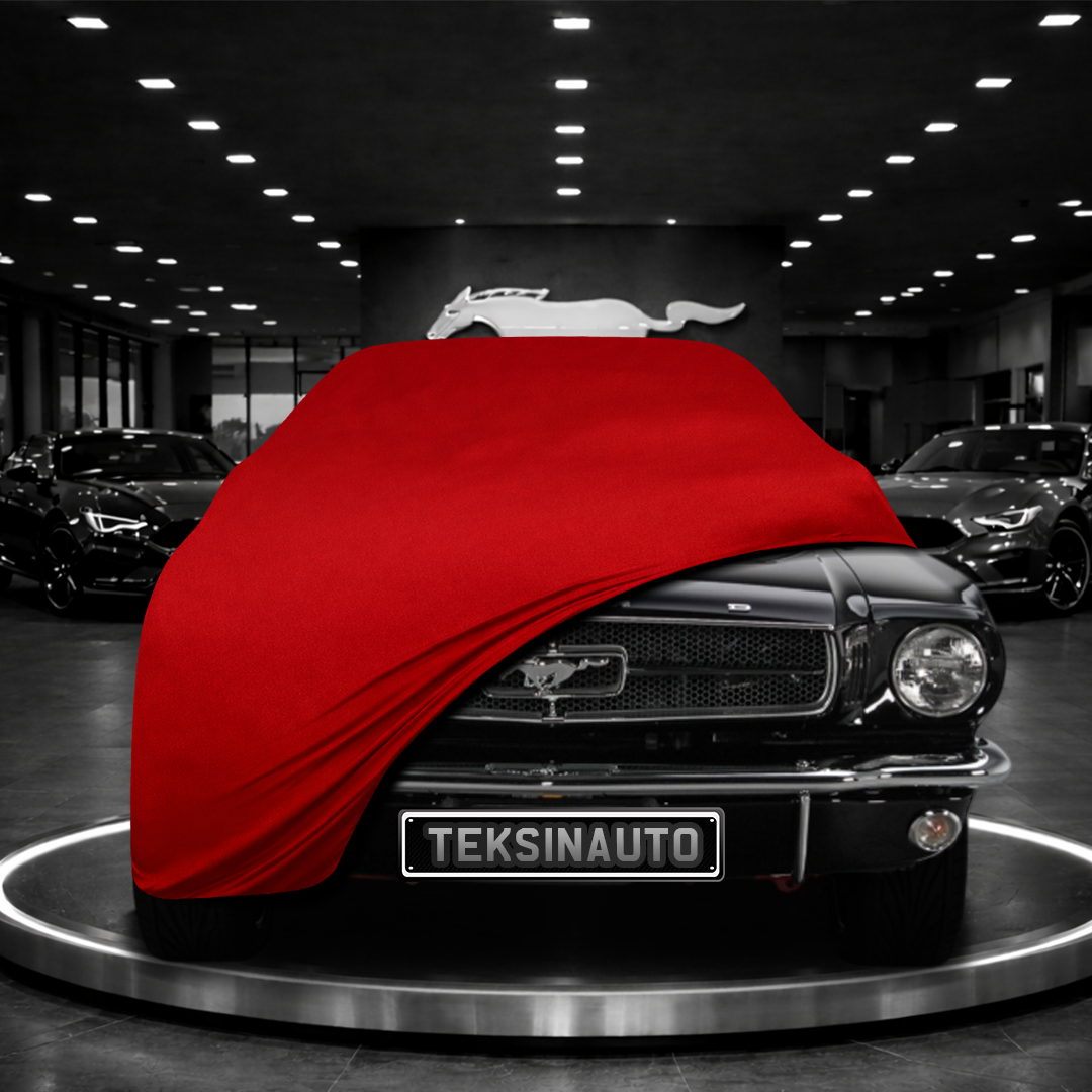 MUSTANG 1 MY 64 1964-1973 Custom Fit Indoor Car Cover Soft Stretch Black Gray Blue Red Dust Protection Garage Cover Laser Cut + Bag