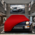 PORSCHE 944 1982-1991 Custom Fit Indoor Car Cover Soft Stretch Black Gray Blue Red Dust Protection Garage Cover Laser Cut + Bag