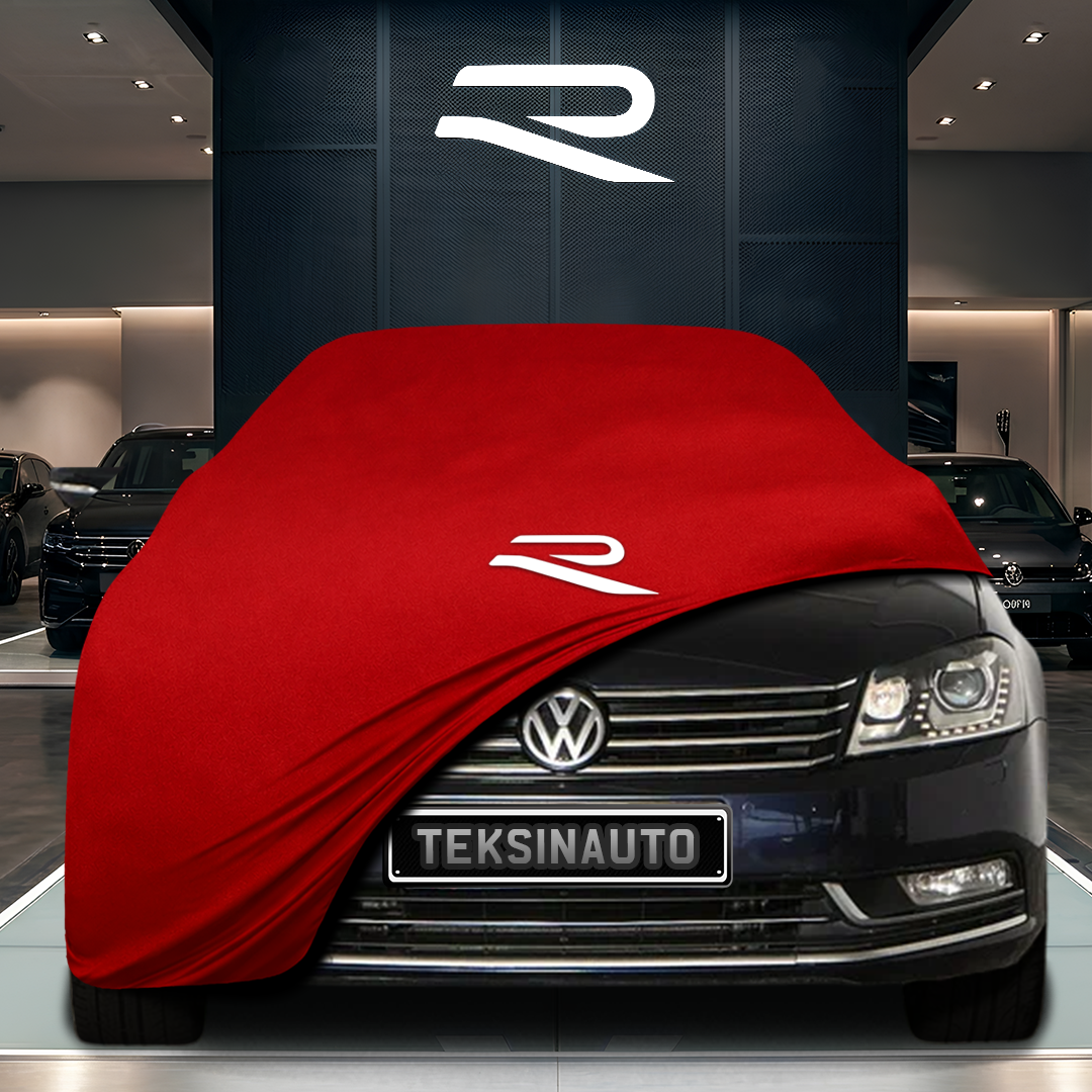 Volkswagen Passat B7 Sedan (2010-2014) Custom Fit Indoor Car Cover Soft Stretch Black Gray Blue Red Dust Protection Garage Cover Laser Cut + Bag