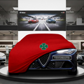Alfa Romeo Giulia Sedan (2016-) Custom Fit Indoor Car Cover Soft Stretch Black Gray Blue Red Dust Protection Garage Cover Laser Cut + Bag