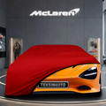 McLaren 750S (2023-) Custom Fit Indoor Car Cover Soft Stretch Black Gray Blue Red Dust Protection Garage Cover Laser Cut + Bag