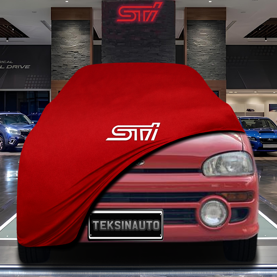 Subaru Vivio (1992-2000) Custom Fit Indoor Car Cover Soft Stretch Black Gray Blue Red Dust Protection Garage Cover Laser Cut + Bag