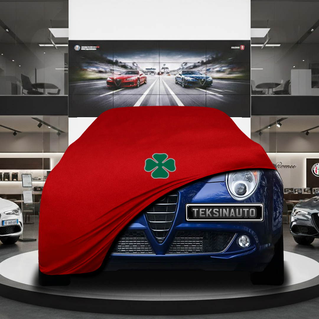Alfa Romeo Mito Hatchback (2008-2018) Custom Fit Indoor Car Cover Soft Stretch Black Gray Blue Red Dust Protection Garage Cover Laser Cut + Bag
