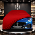 MASERATİ GRANTURİSMO M189 (2023-) Custom Fit Indoor Car Cover Soft Stretch Black Gray Blue Red Dust Protection Garage Cover Laser Cut + Bag