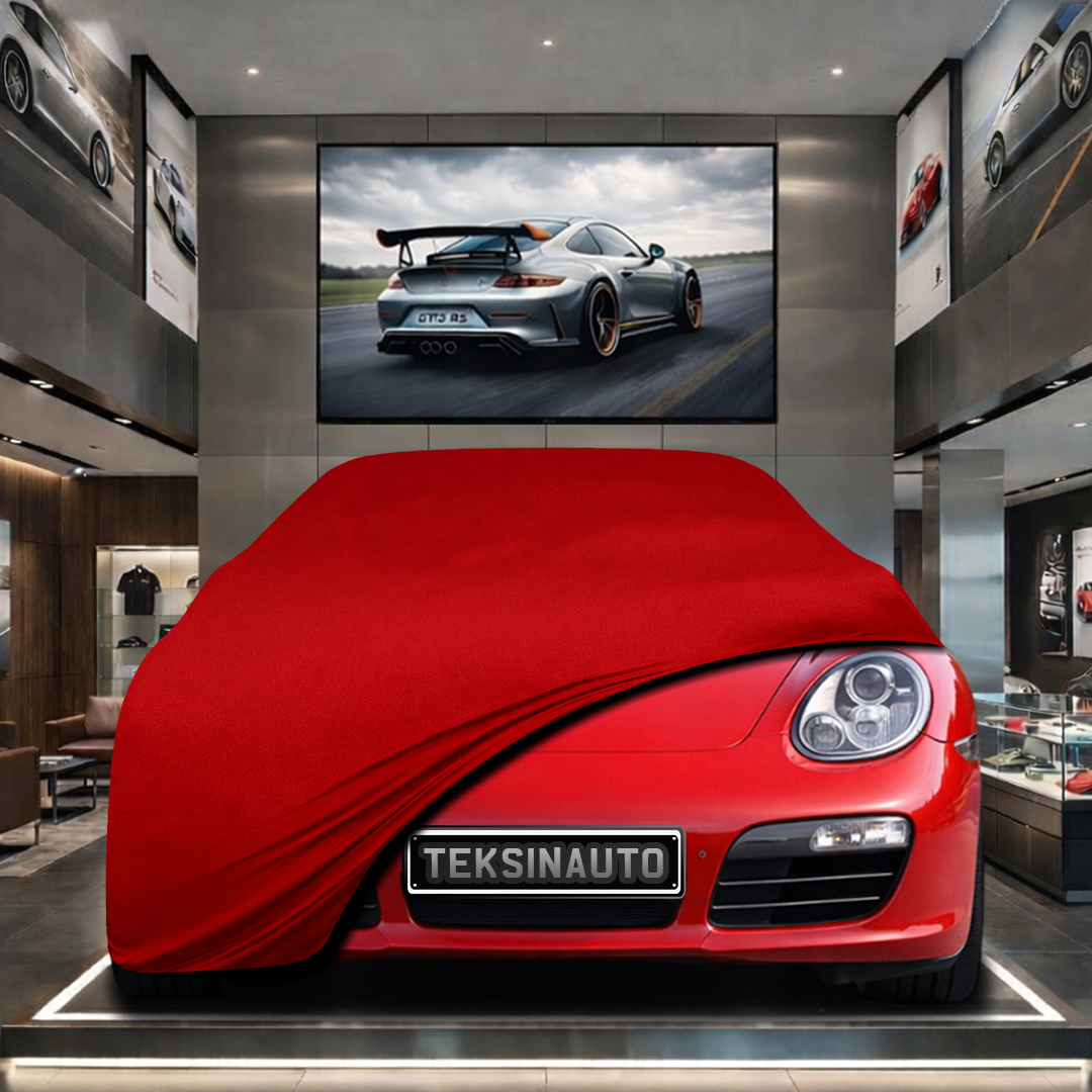 Porsche Boxster 987 (2004-2012) Custom Fit Indoor Car Cover Soft Stretch Black Gray Blue Red Dust Protection Garage Cover Laser Cut + Bag