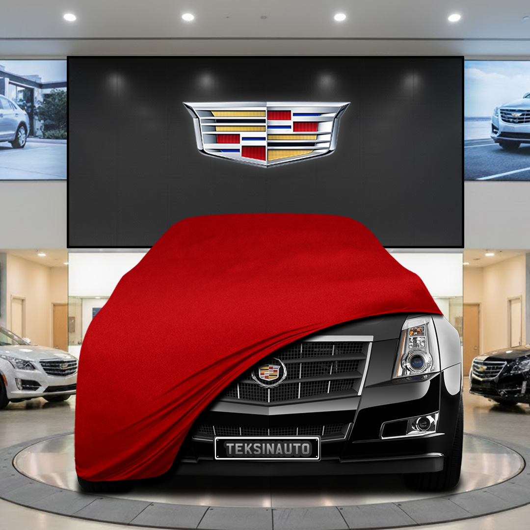 Cadillac CTS2 (2008-2014) Custom Fit Indoor Car Cover Soft Stretch Black Gray Blue Red Dust Protection Garage Cover Laser Cut + Bag