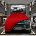 PORSCHE CAYENNE 3 2023- Custom Fit Indoor Car Cover Soft Stretch Black Gray Blue Red Dust Protection Garage Cover Laser Cut + Bag