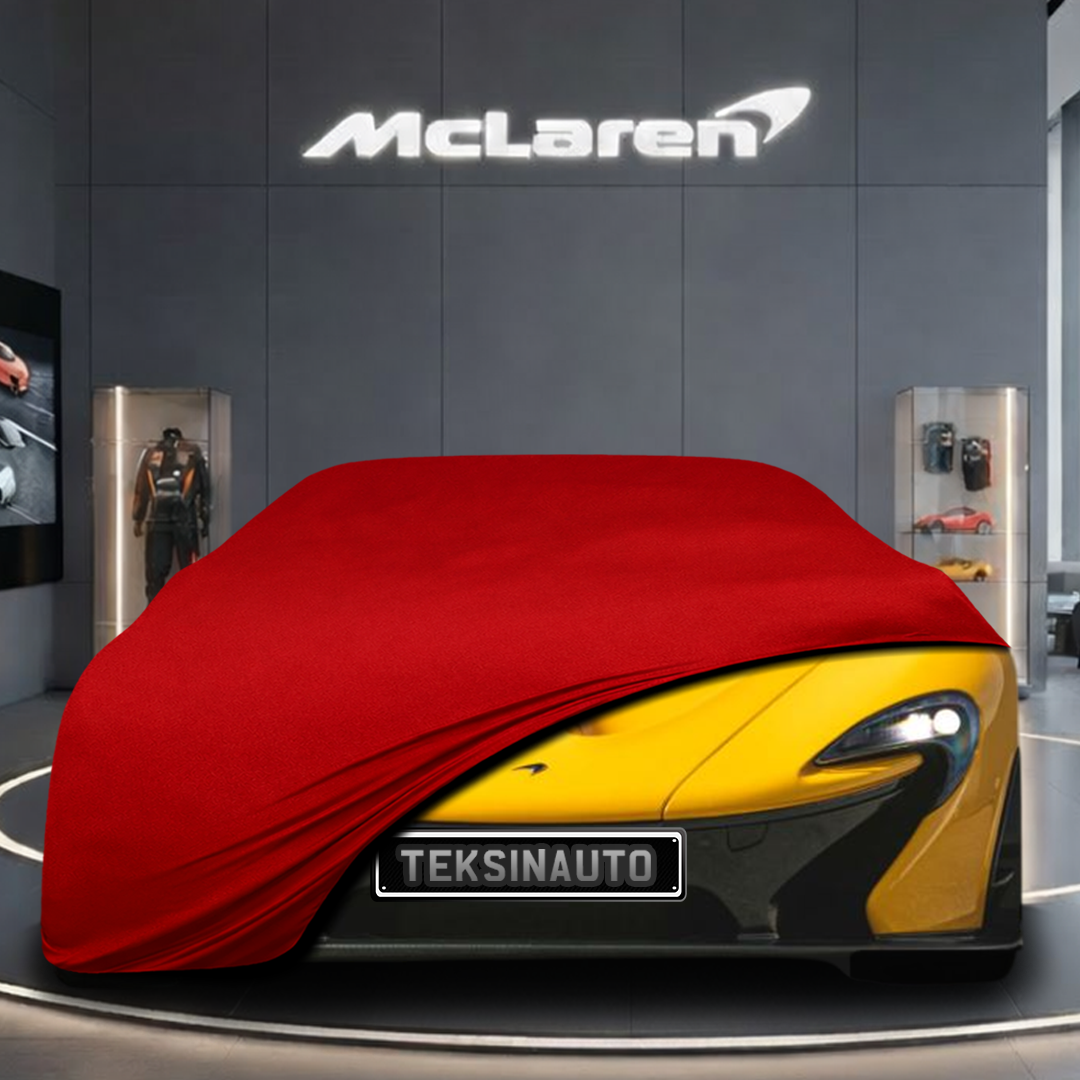 McLaren P1 (2013-2015) Custom Fit Indoor Car Cover Soft Stretch Black Gray Blue Red Dust Protection Garage Cover Laser Cut + Bag
