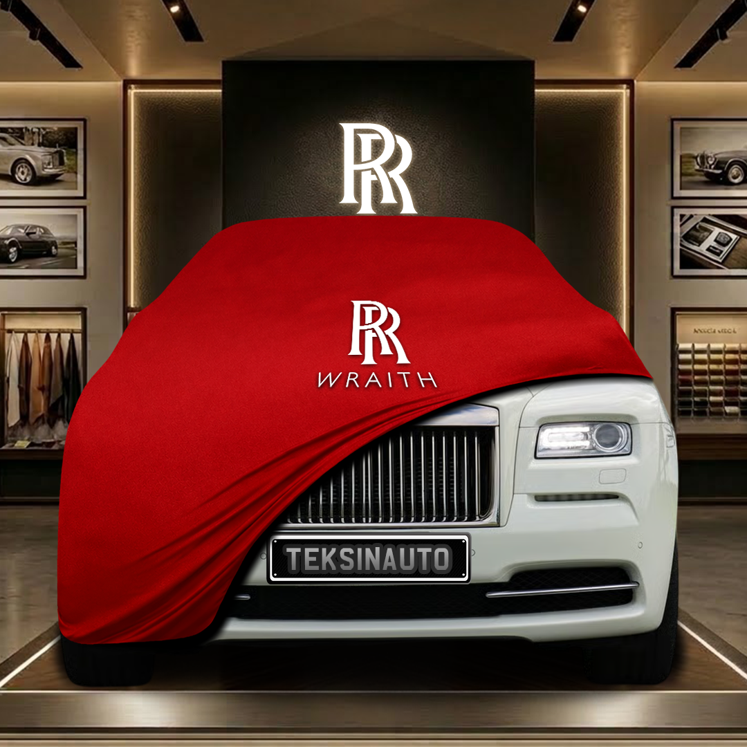 Rolls Royce Wraith (2013-) Custom Fit Indoor Car Cover Soft Stretch Black Gray Blue Red Dust Protection Garage Cover Laser Cut + Bag