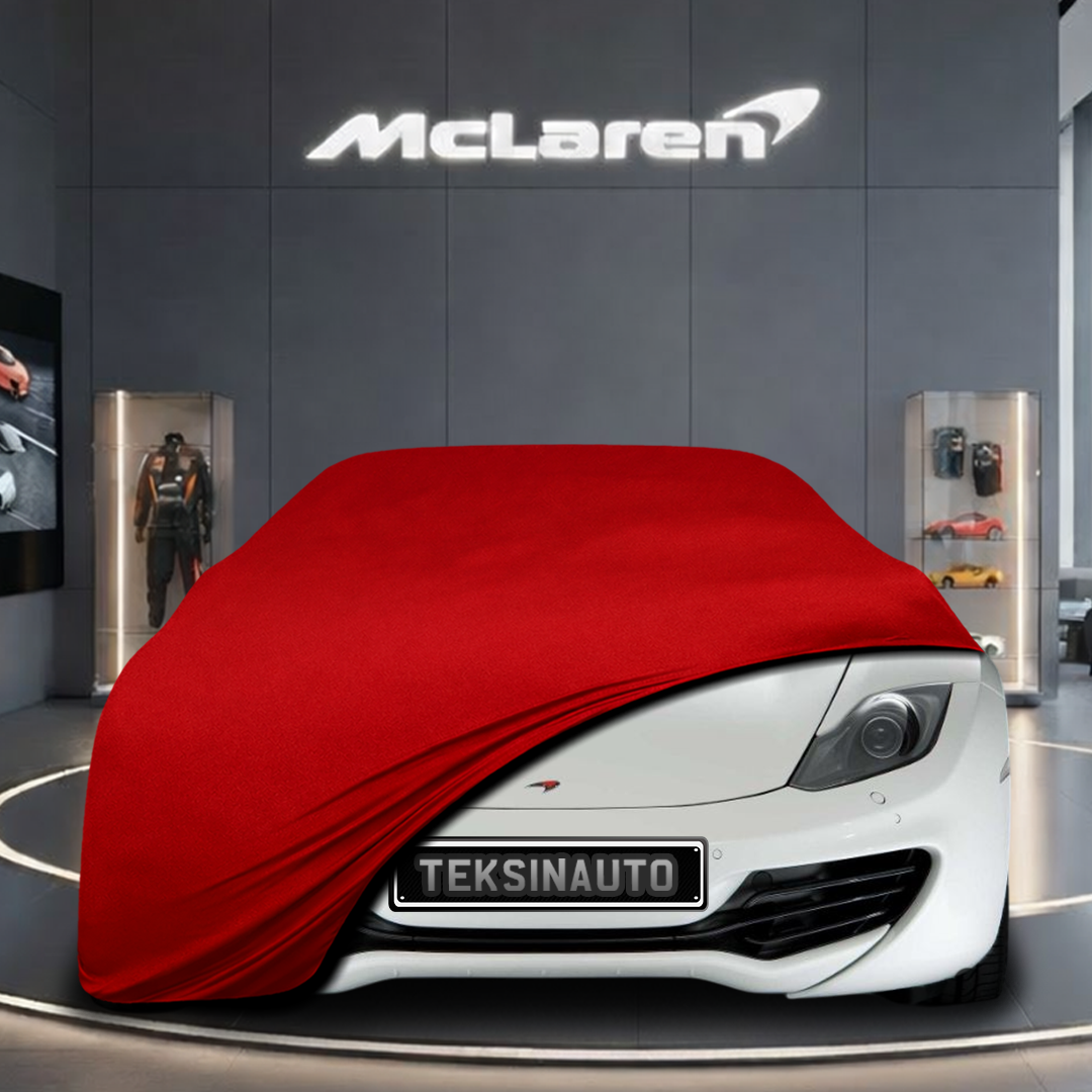 McLaren MP4-12C (2011-2014) Custom Fit Indoor Car Cover Soft Stretch Black Gray Blue Red Dust Protection Garage Cover Laser Cut + Bag