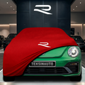 Volkswagen Beetle Custom Fit Indoor Car Cover Soft Stretch Black Gray Blue Red Dust Protection Garage Cover Laser Cut + Bag