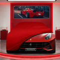 Ferrari F12 Berlinetta Custom Fit Indoor Car Cover Soft Stretch Black Gray Blue Red Dust Protection Garage Cover Laser Cut + Bag