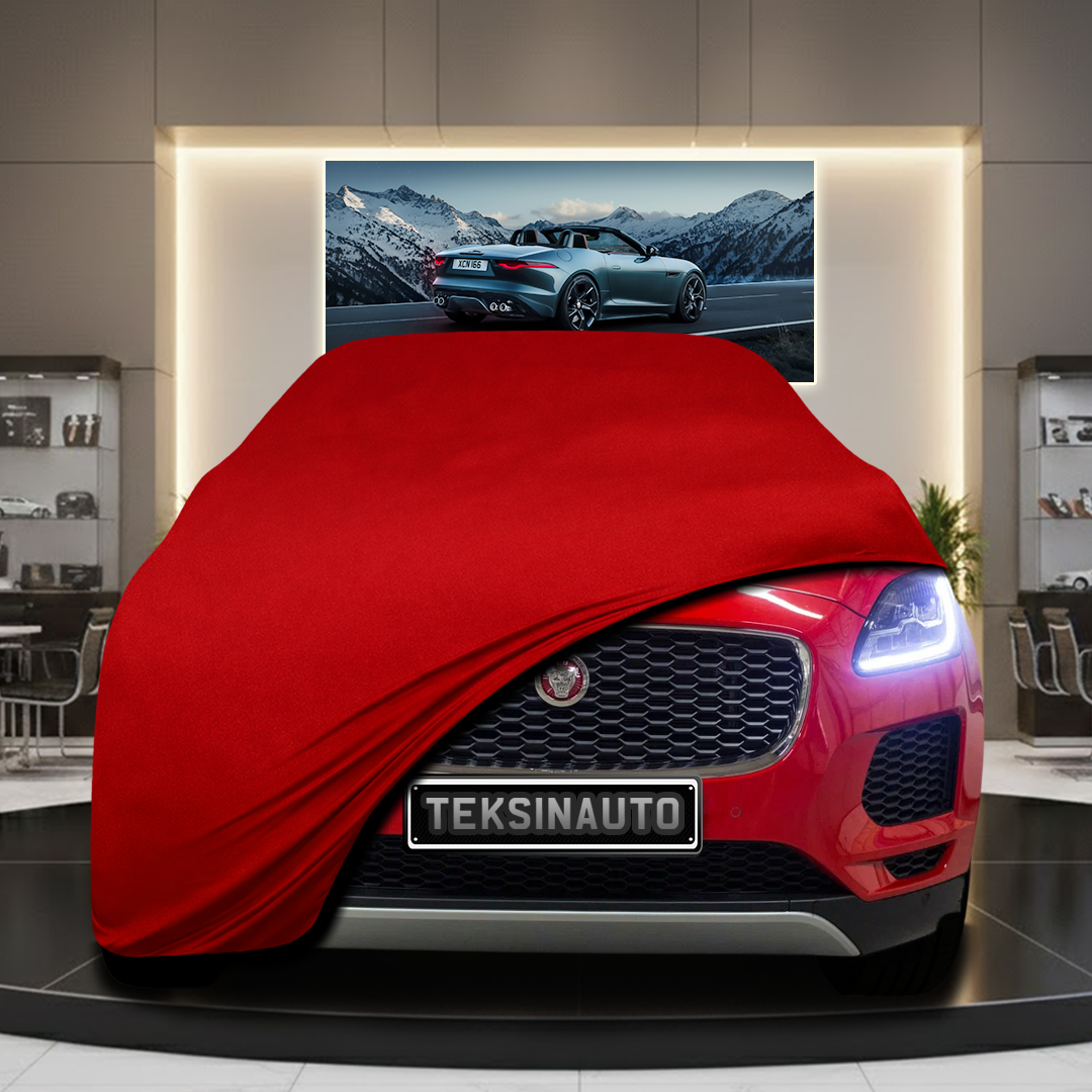 Jaguar E-PACE Custom Fit Indoor Car Cover Soft Stretch Black Gray Blue Red Dust Protection Garage Cover Laser Cut + Bag