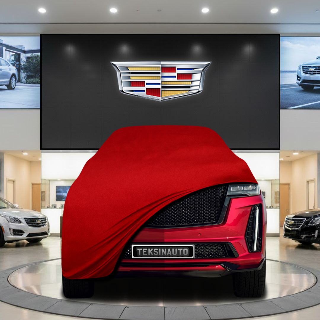 Cadillac Escalade 5 ESV (2020-) Custom Fit Indoor Car Cover Soft Stretch Black Gray Blue Red Dust Protection Garage Cover Laser Cut + Bag