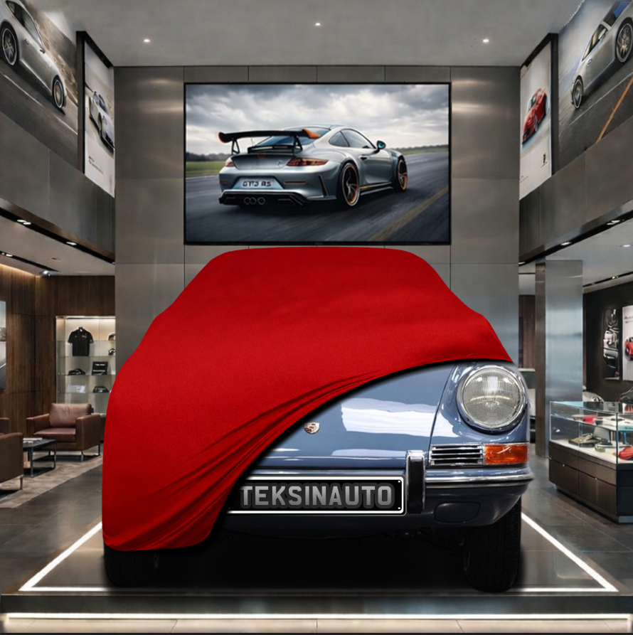 PORSCHE 912 1965-1969 Custom Fit Indoor Car Cover Soft Stretch Black Gray Blue Red Dust Protection Garage Cover Laser Cut + Bag