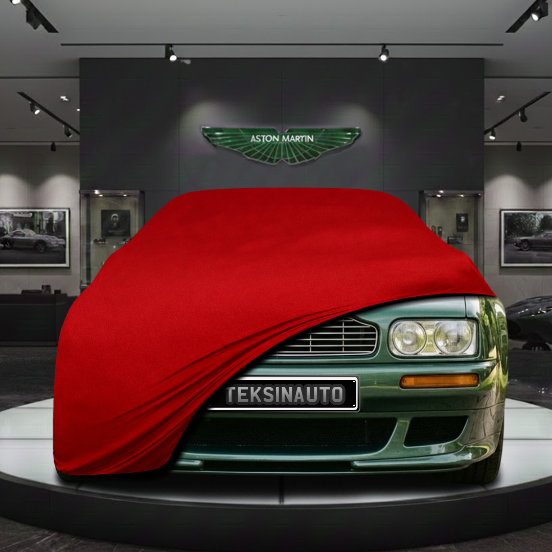 ASTON MARTİN VİRAGE SALOON 1993-1999 Custom Fit Indoor Car Cover Soft Stretch Black Gray Blue Red Dust Protection Garage Cover Laser Cut + Bag