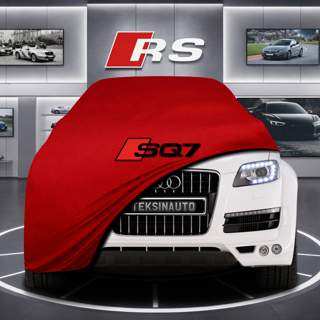 AUDİ Q7 4L Custom Fit Indoor Car Cover Soft Stretch Black Gray Blue Red Dust Protection Garage Cover Laser Cut + Bag
