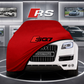 AUDİ Q7 4L Custom Fit Indoor Car Cover Soft Stretch Black Gray Blue Red Dust Protection Garage Cover Laser Cut + Bag