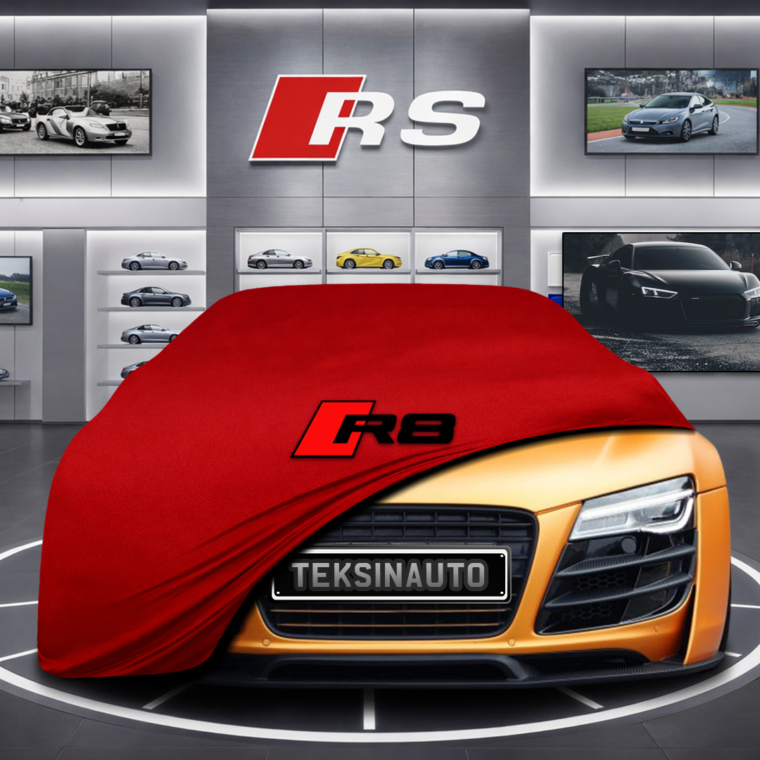 AUDİ R8 42 Custom Fit Indoor Car Cover Soft Stretch Black Gray Blue Red Dust Protection Garage Cover Laser Cut + Bag