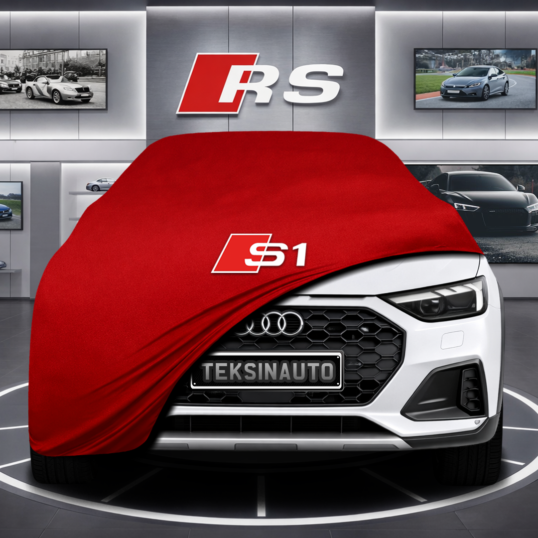 AUDİ A1 ALLSTREET 2022- Custom Fit Indoor Car Cover Soft Stretch Black Gray Blue Red Dust Protection Garage Cover Laser Cut + Bag