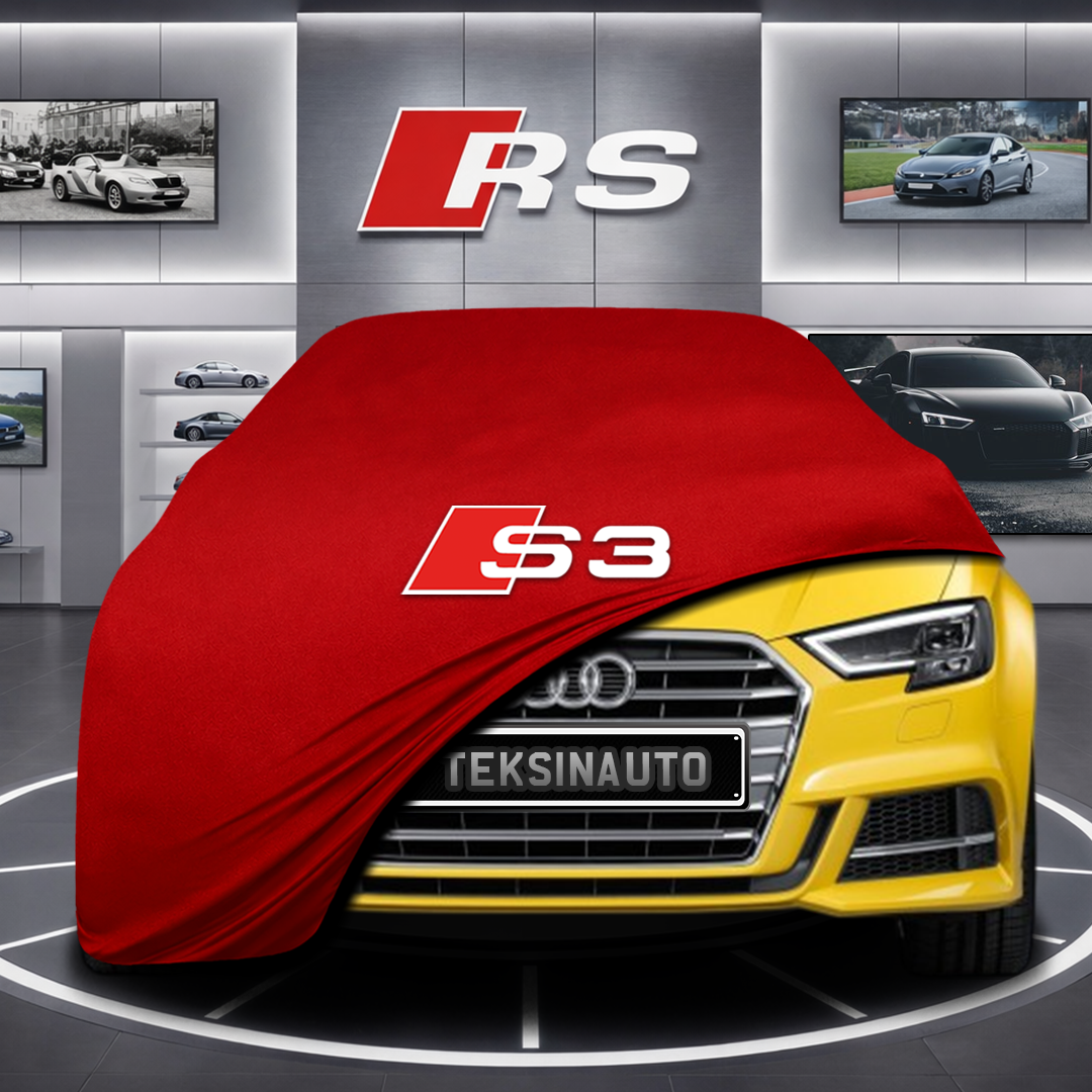 AUDİ A3 8V Custom Fit Indoor Car Cover Soft Stretch Black Gray Blue Red Dust Protection Garage Cover Laser Cut + Bag