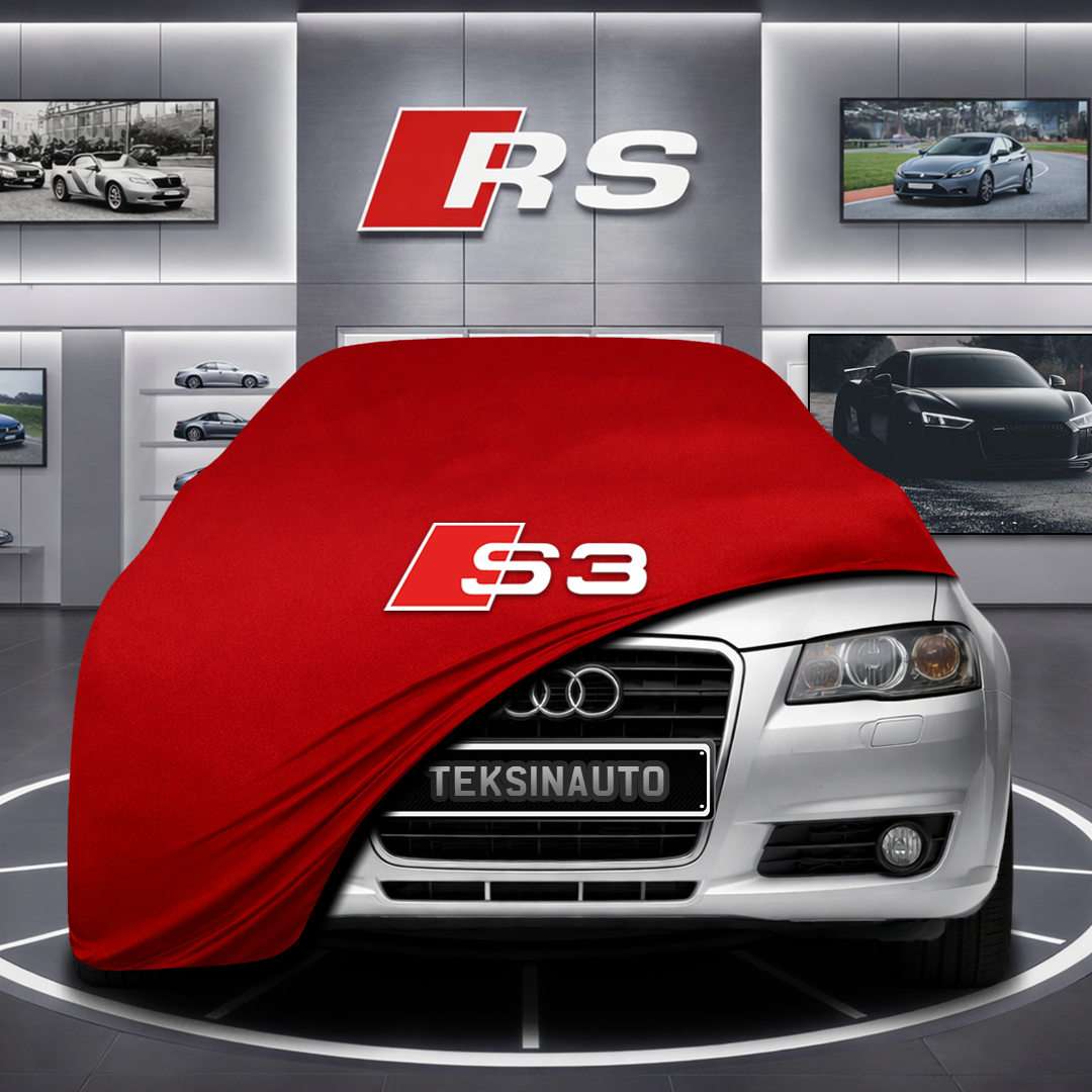 AUDİ A3 8P Custom Fit Indoor Car Cover Soft Stretch Black Gray Blue Red Dust Protection Garage Cover Laser Cut + Bag