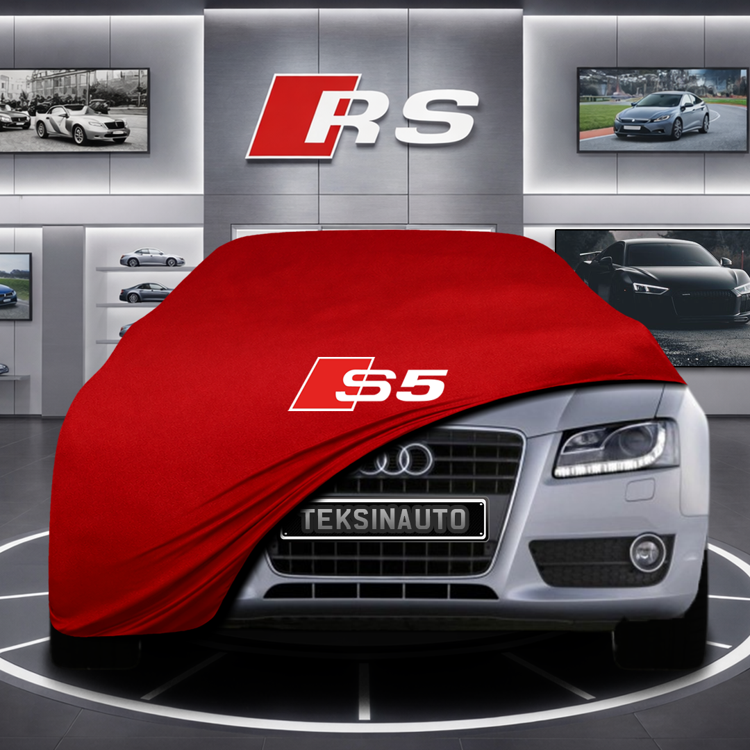 AUDİ A5 8T3 2007-2011 Custom Fit Indoor Car Cover Soft Stretch Black Gray Blue Red Dust Protection Garage Cover Laser Cut + Bag