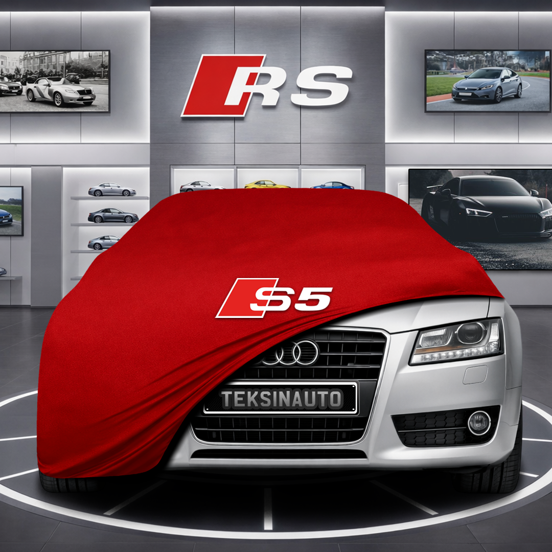 AUDİ A5 8TA SPORTBACK 2009-2011 Custom Fit Indoor Car Cover Soft Stretch Black Gray Blue Red Dust Protection Garage Cover Laser Cut + Bag