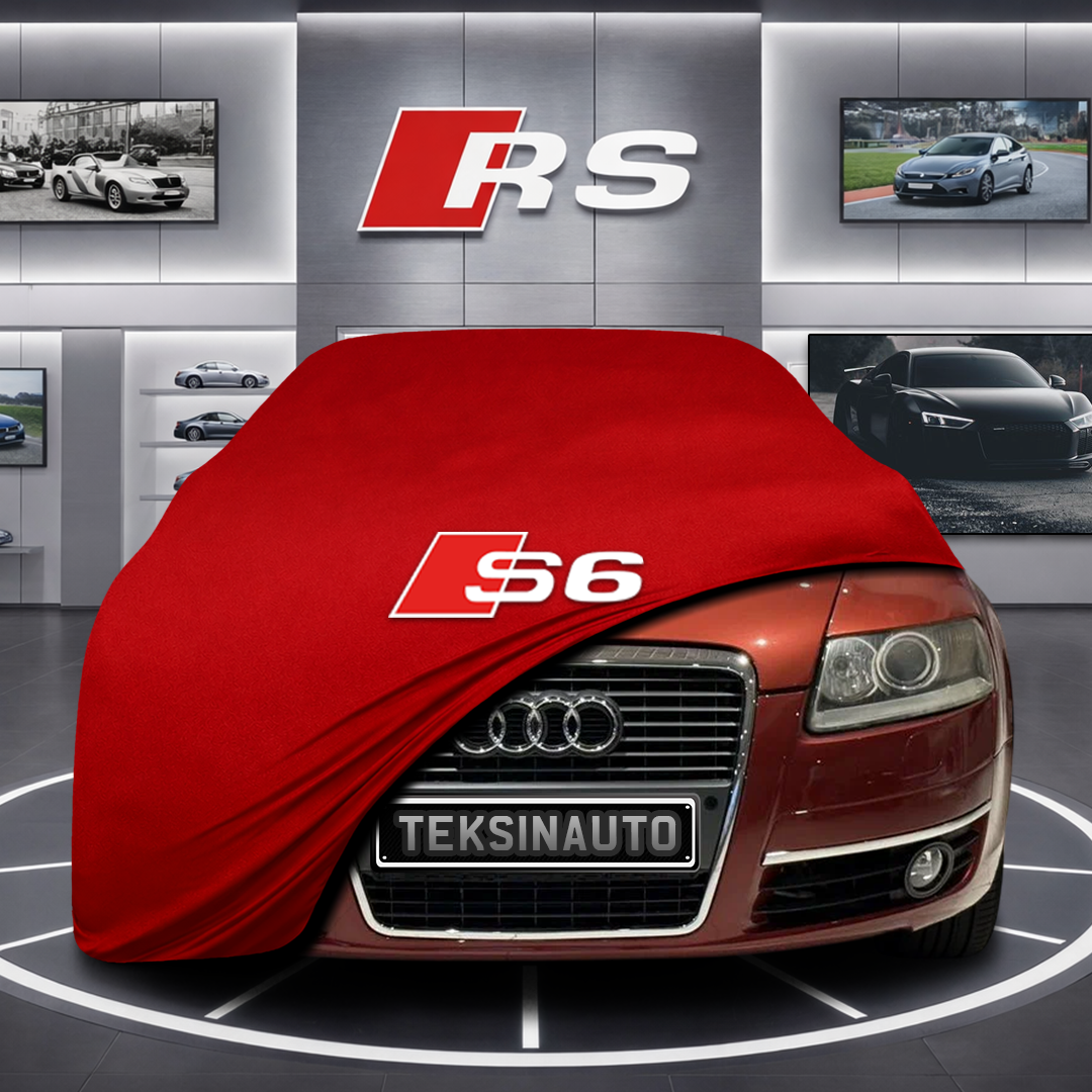 AUDİ A6 C6 Custom Fit Indoor Car Cover Soft Stretch Black Gray Blue Red Dust Protection Garage Cover Laser Cut + Bag