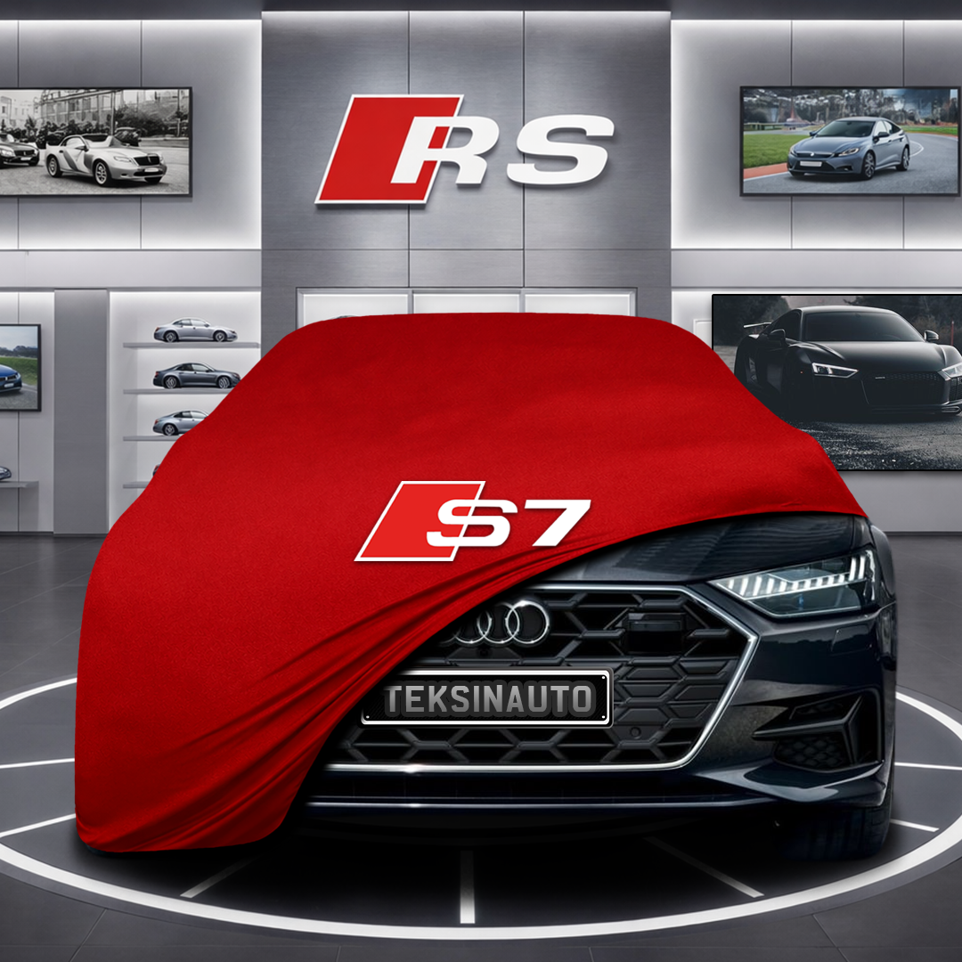 AUDİ A7 C8 Custom Fit Indoor Car Cover Soft Stretch Black Gray Blue Red Dust Protection Garage Cover Laser Cut + Bag