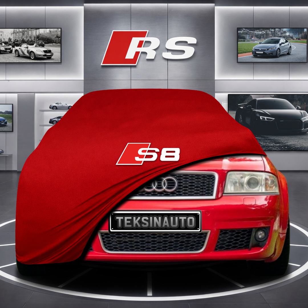 AUDİ A8 D2 Custom Fit Indoor Car Cover Soft Stretch Black Gray Blue Red Dust Protection Garage Cover Laser Cut + Bag