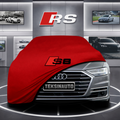 AUDİ A8 D5 Custom Fit Indoor Car Cover Soft Stretch Black Gray Blue Red Dust Protection Garage Cover Laser Cut + Bag