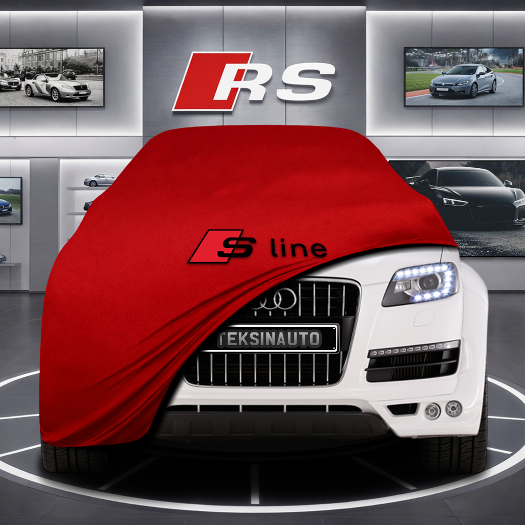 AUDİ Q7 4L Custom Fit Indoor Car Cover Soft Stretch Black Gray Blue Red Dust Protection Garage Cover Laser Cut + Bag