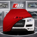 AUDİ Q7 4L Custom Fit Indoor Car Cover Soft Stretch Black Gray Blue Red Dust Protection Garage Cover Laser Cut + Bag