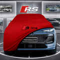 AUDİ Q6L GF E-TRON Custom Fit Indoor Car Cover Soft Stretch Black Gray Blue Red Dust Protection Garage Cover Laser Cut + Bag
