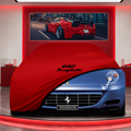 Ferrari 612 Custom Fit Indoor Car Cover Soft Stretch Black Gray Blue Red Dust Protection Garage Cover Laser Cut + Bag