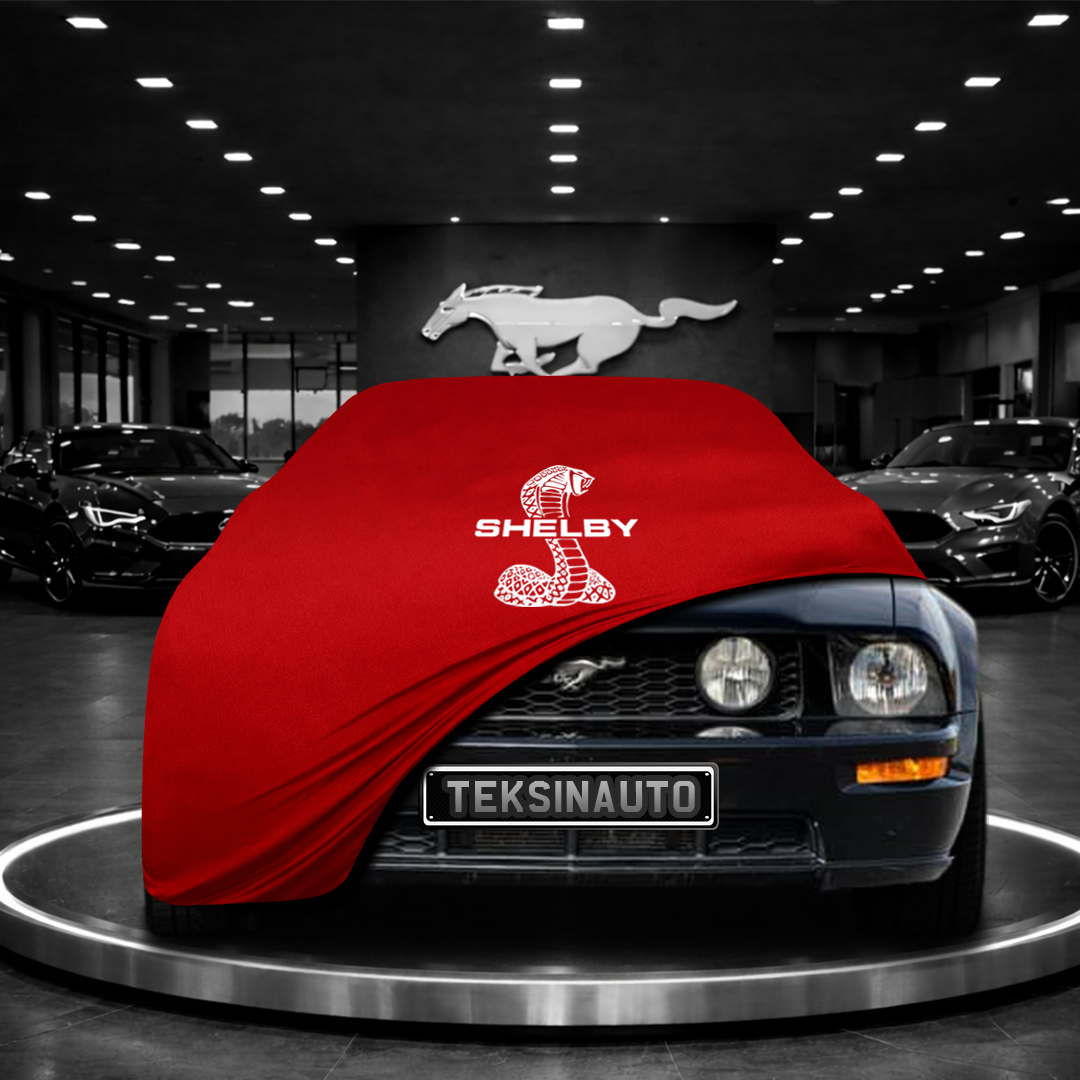 MUSTANG 5 2005-2014 Custom Fit Indoor Car Cover Soft Stretch Black Gray Blue Red Dust Protection Garage Cover Laser Cut + Bag