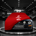 MUSTANG 5 2005-2014 Custom Fit Indoor Car Cover Soft Stretch Black Gray Blue Red Dust Protection Garage Cover Laser Cut + Bag