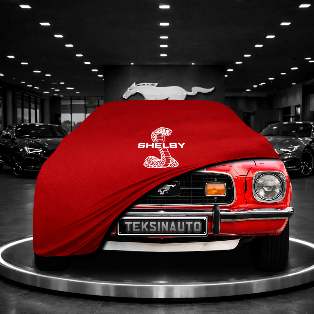 Ford Mustang 2 (1974-1978) Custom Fit Indoor Car Cover Soft Stretch Black Gray Blue Red Dust Protection Garage Cover Laser Cut + Bag
