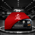 MUSTANG 5 2005-2014 Custom Fit Indoor Car Cover Soft Stretch Black Gray Blue Red Dust Protection Garage Cover Laser Cut + Bag